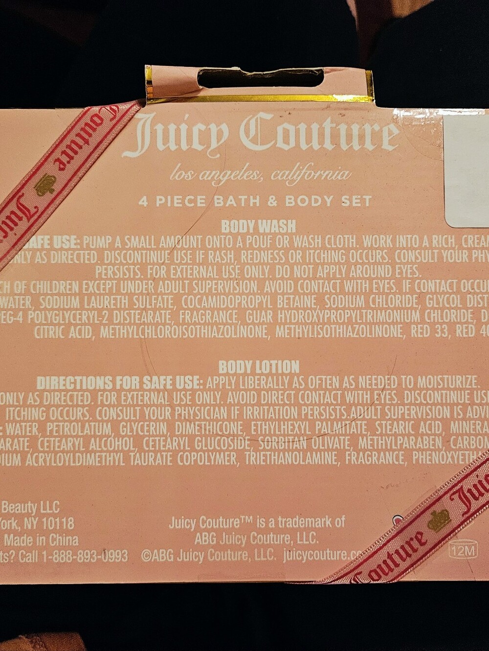 Juicy Couture 4pc Body Wash & Lotion Bundle - Picture 4 of 9